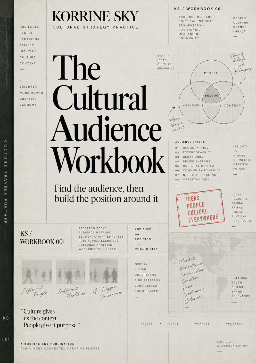 Cover of The Cultural Audience Workbook by Korrine Sky