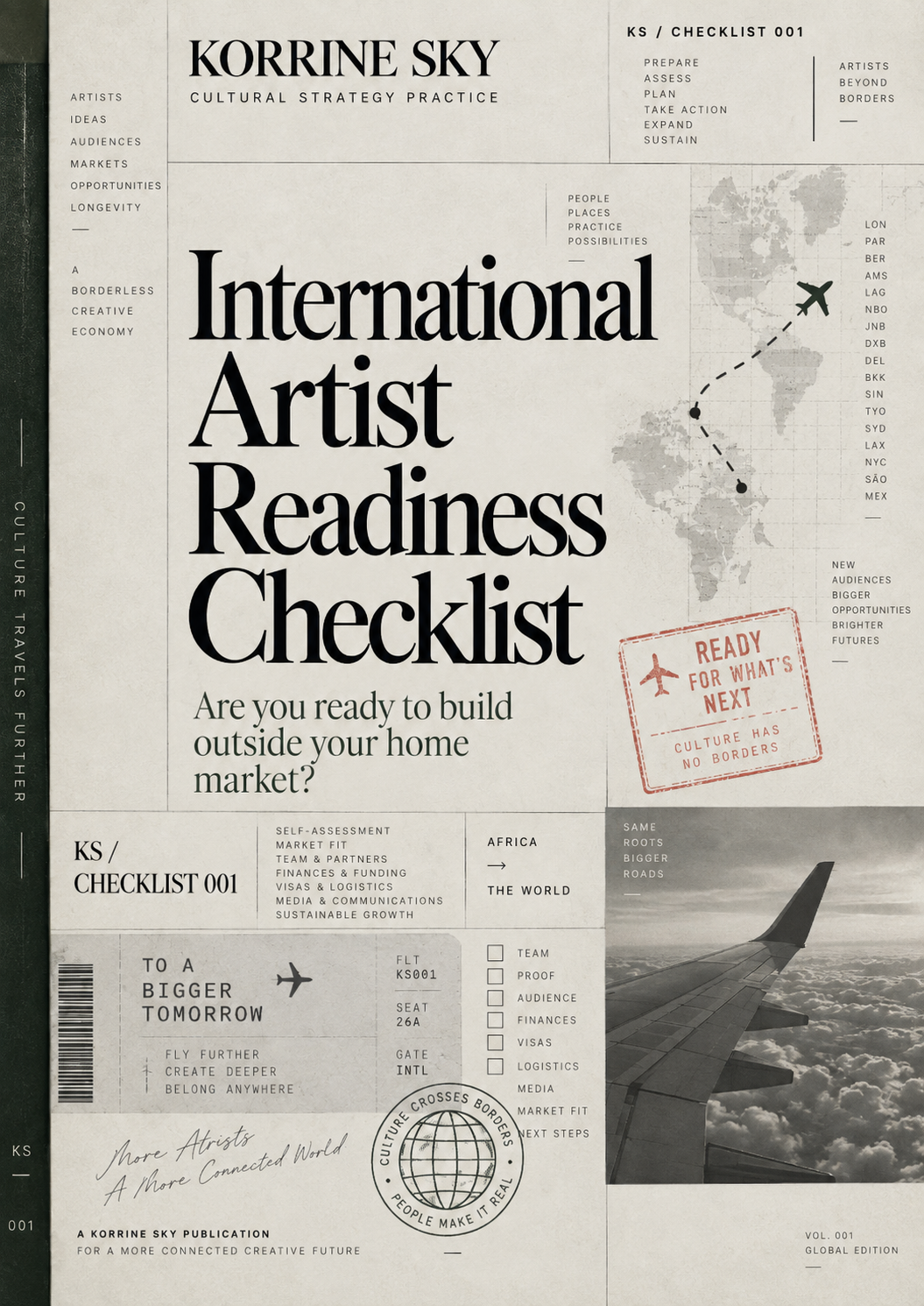 Cover of International Artist Readiness Checklist by Korrine Sky