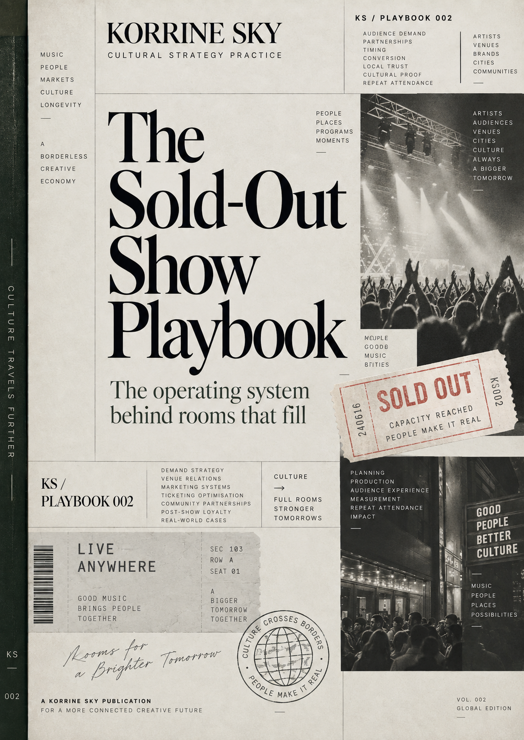 Cover of The Sold-Out Show Playbook by Korrine Sky
